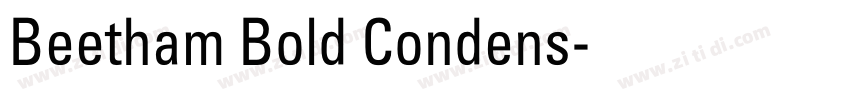 Beetham Bold Condens字体转换